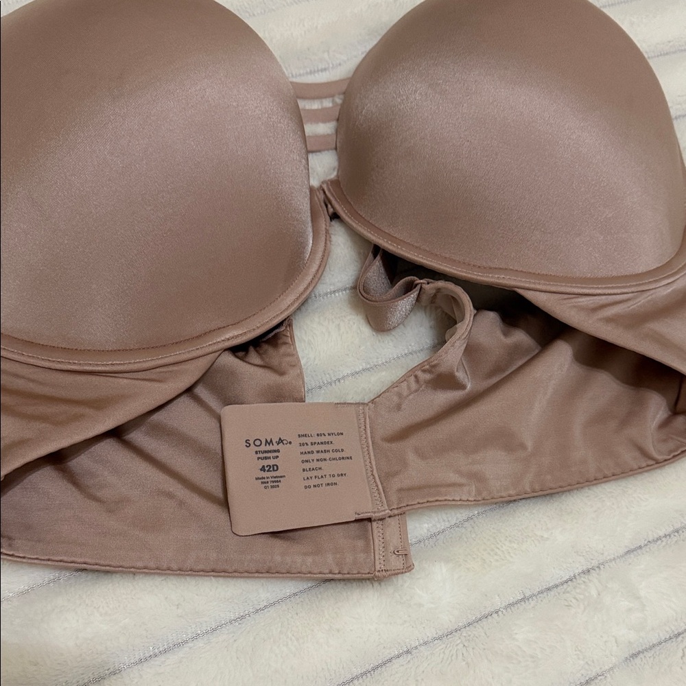 Soma Women's Pink Bra